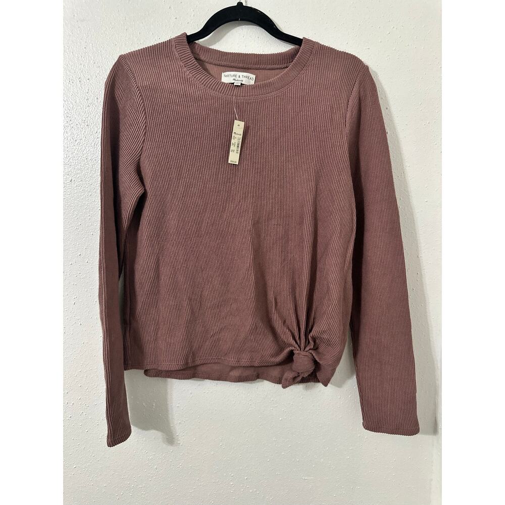 Madewell Texture and Thread top M NWT
